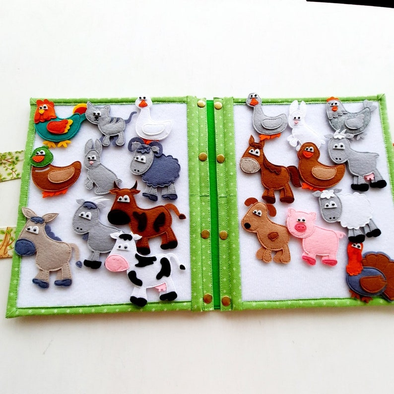 Felt Board Play Matfelt Set 20 Petseducational Tablet for Etsy