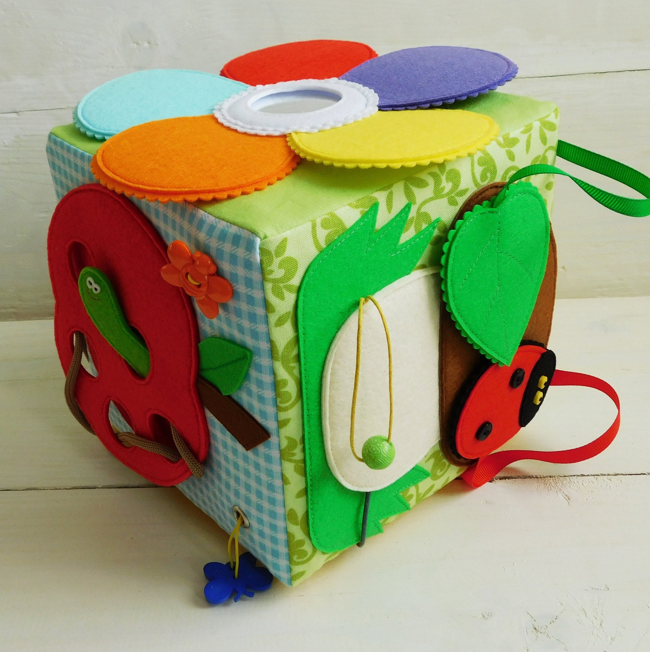 Soft Baby Blocks Baby PlayCube Taggie Cube Sensory Toys Etsy