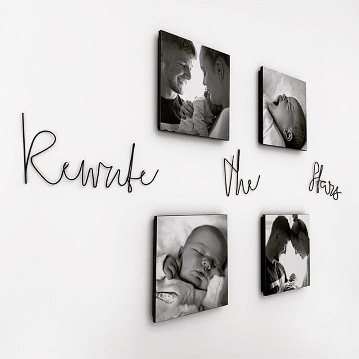 Wireword Wall Mount Bedroom Decor Wireword Decor Wall Etsy