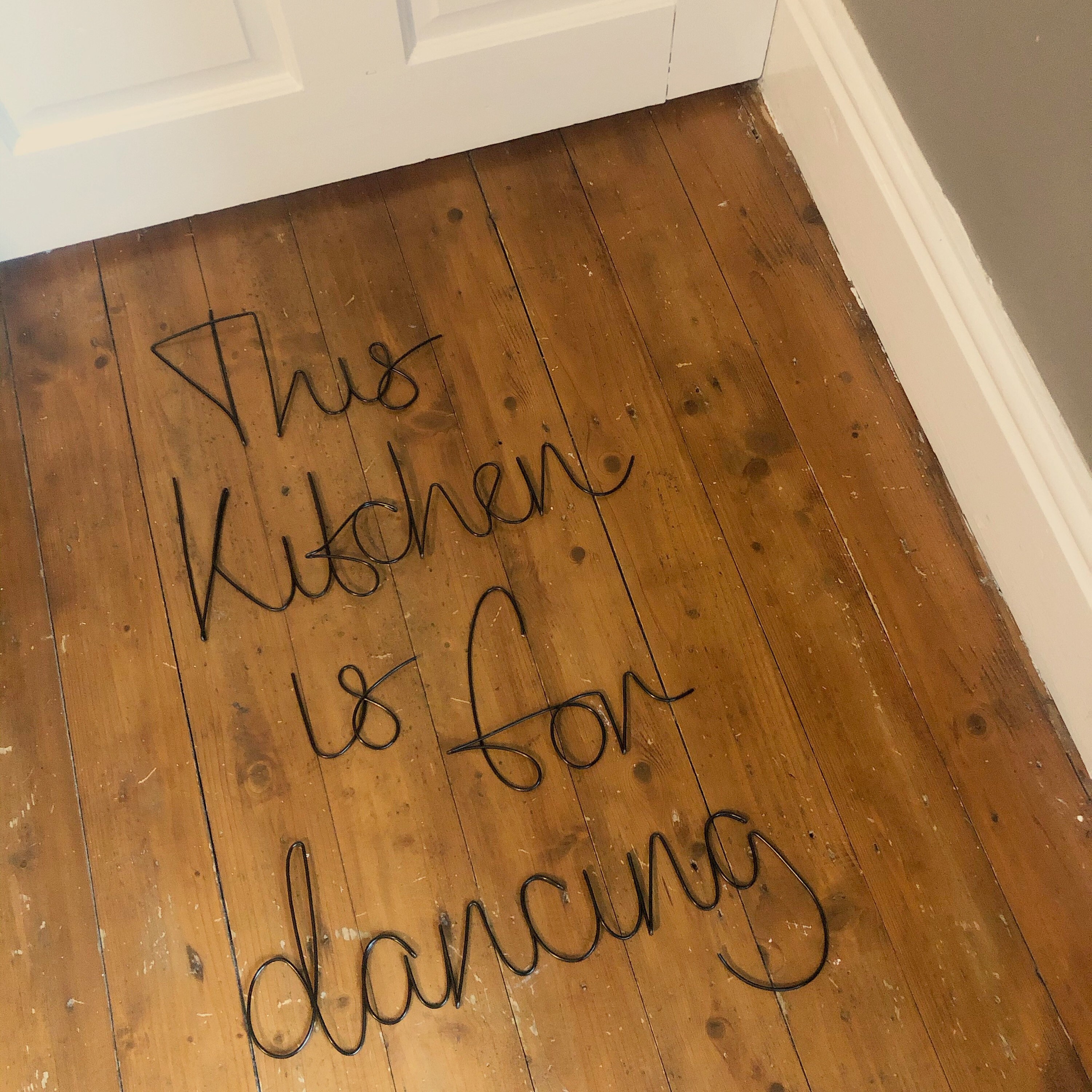 Wireword Wall Mount Kitchen Decor Wireword Decor Wall Etsy