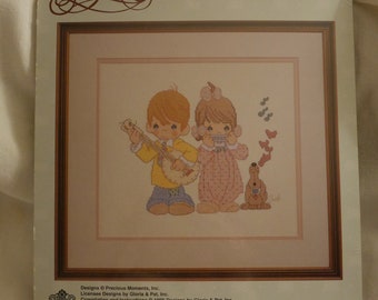 His Name Is Jesus Vintage Precious Moments Framed Cross Stitch 0121 Cross Stitch Fiber Arts Aloli Ru