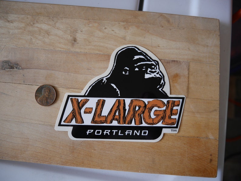 Vintage XLARGE Store Sticker Beastie Boys Xlarge Portland Etsy
