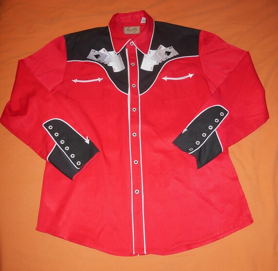 Vintage Scully Western Shirt Cowboy Shirt