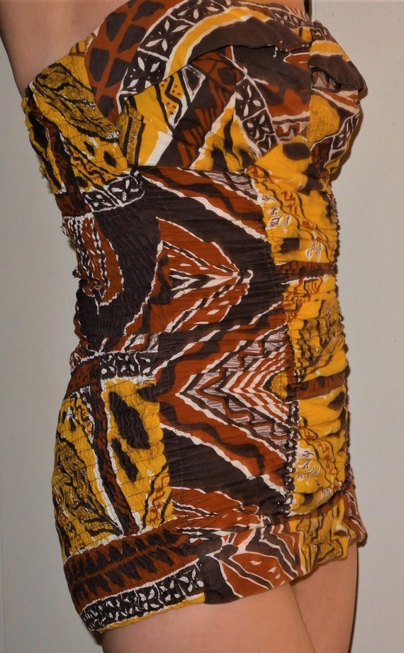 Vintage 1950s Miss Hawaii Swim Suit MEDIUM Play su