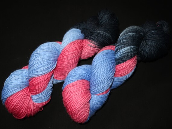Hand dyed classic sock yarn 100g