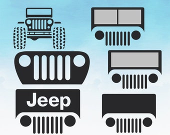 Jeep grill svg | Etsy