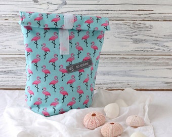 Lunch bag "Pinky flamingo"