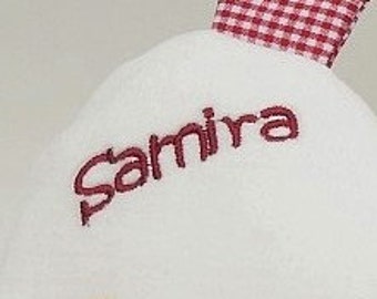 ADD-ON name embroidery on cuddly duck by so schee
