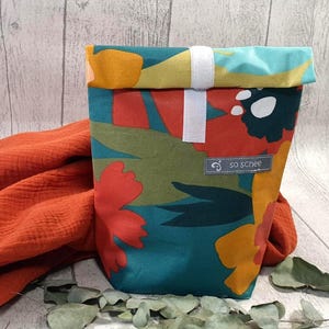 Lunchbag "Big abstract flowers"