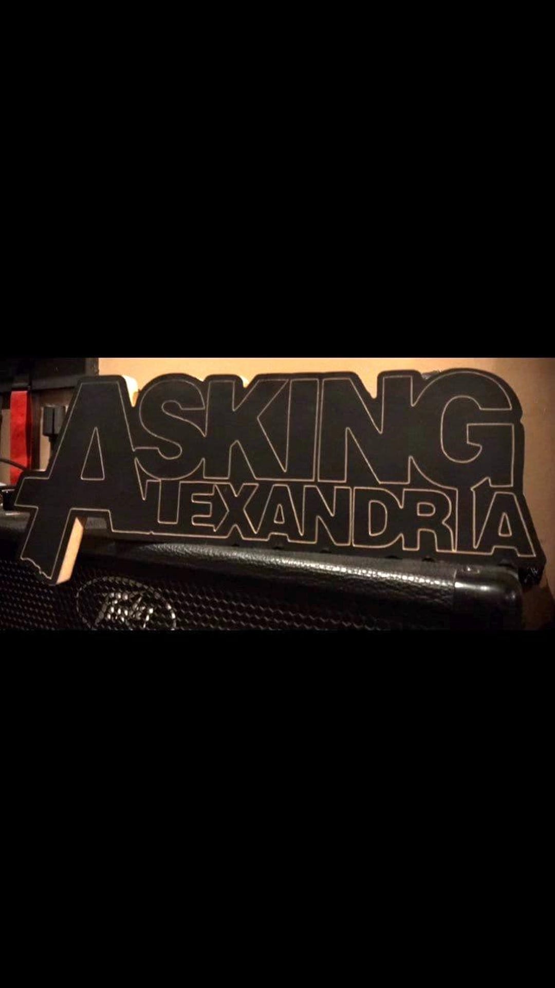 Asking Alexandria 直筆メンバー全員サイン入りジャケット 額縁付 Asking Alexandria Logo Sign Carved Sign - Etsy