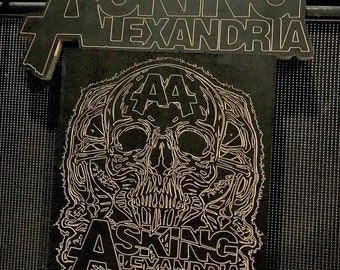Asking Alexandria Logo Sign Carved Sign - Etsy