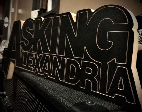 Asking Alexandria 直筆メンバー全員サイン入りジャケット 額縁付