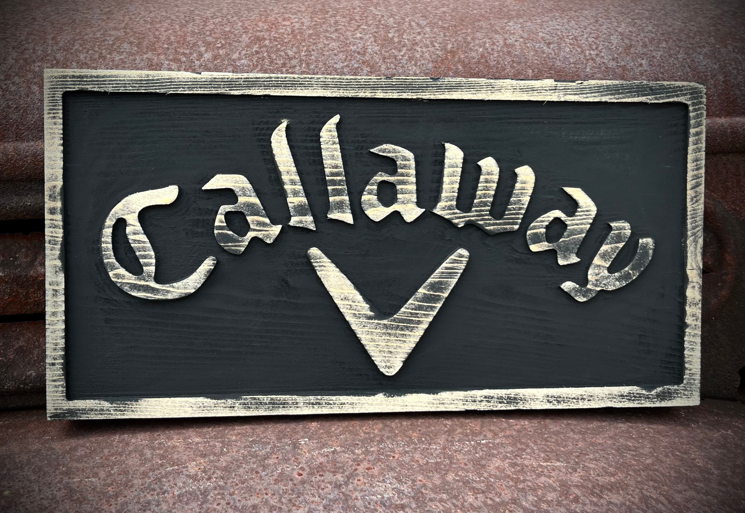 Callaway Golf Mancave Sports Sign Wood Carved Sign - Etsy