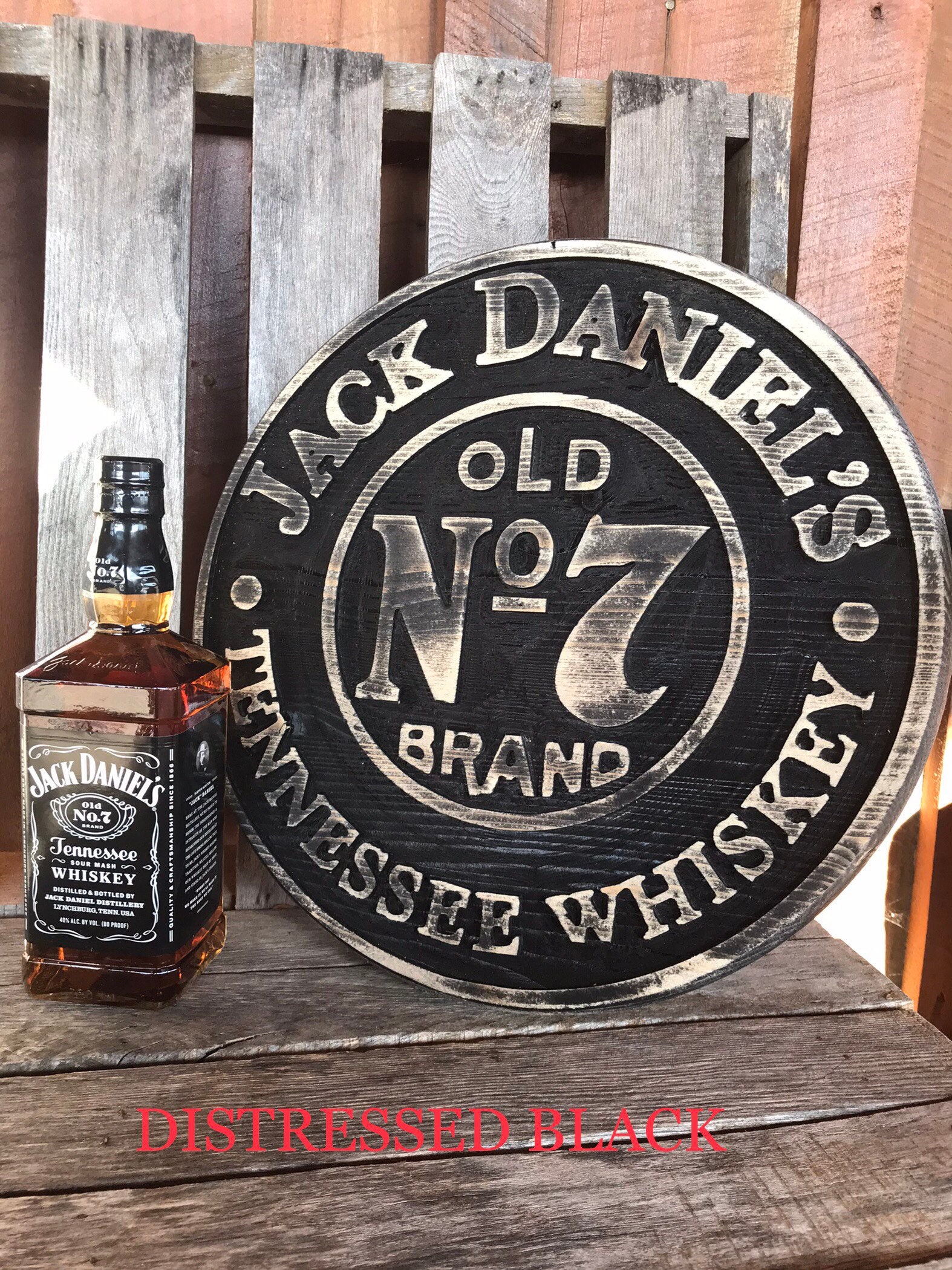 Jack Daniels wood sign Etsy