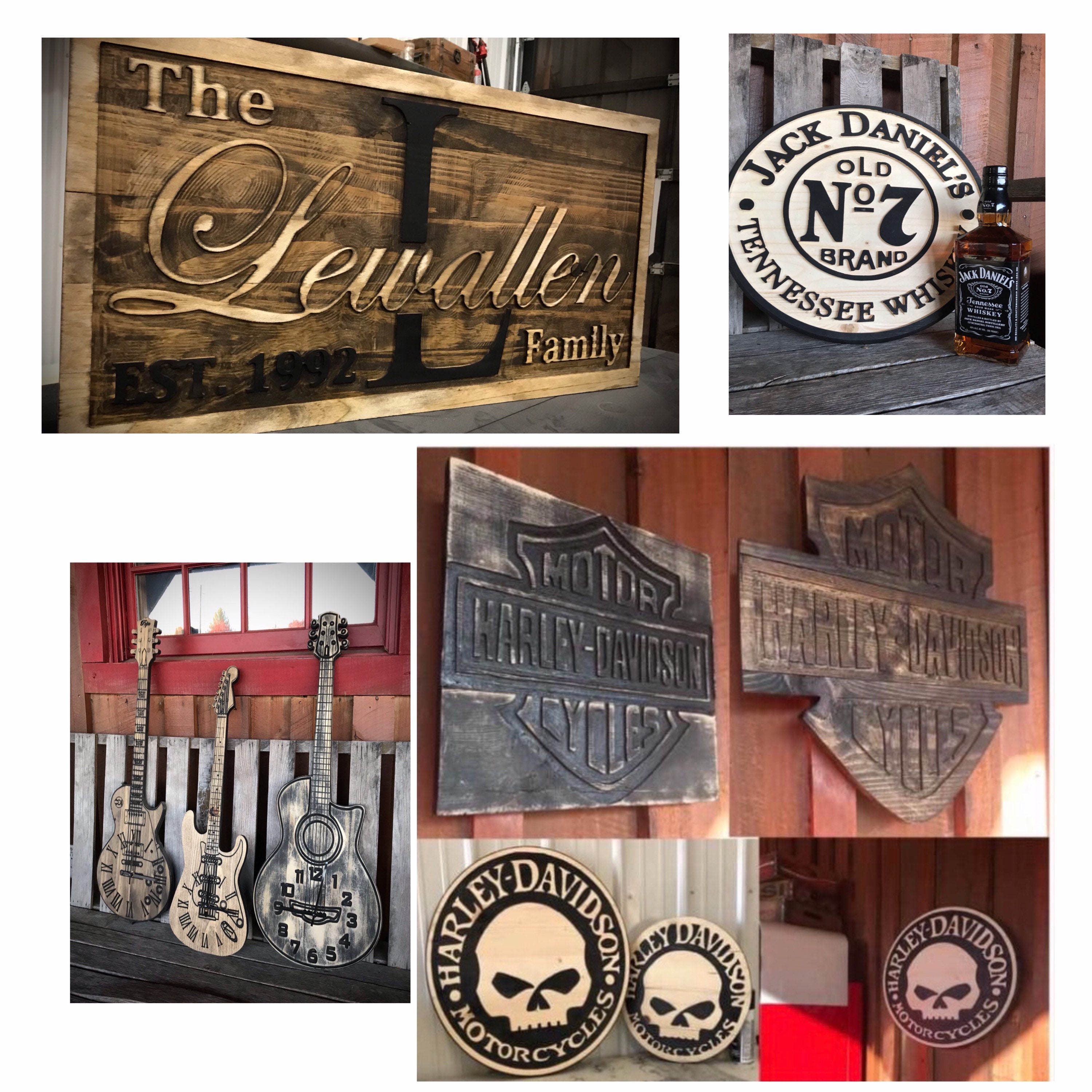 Makers Mark wood sign Etsy