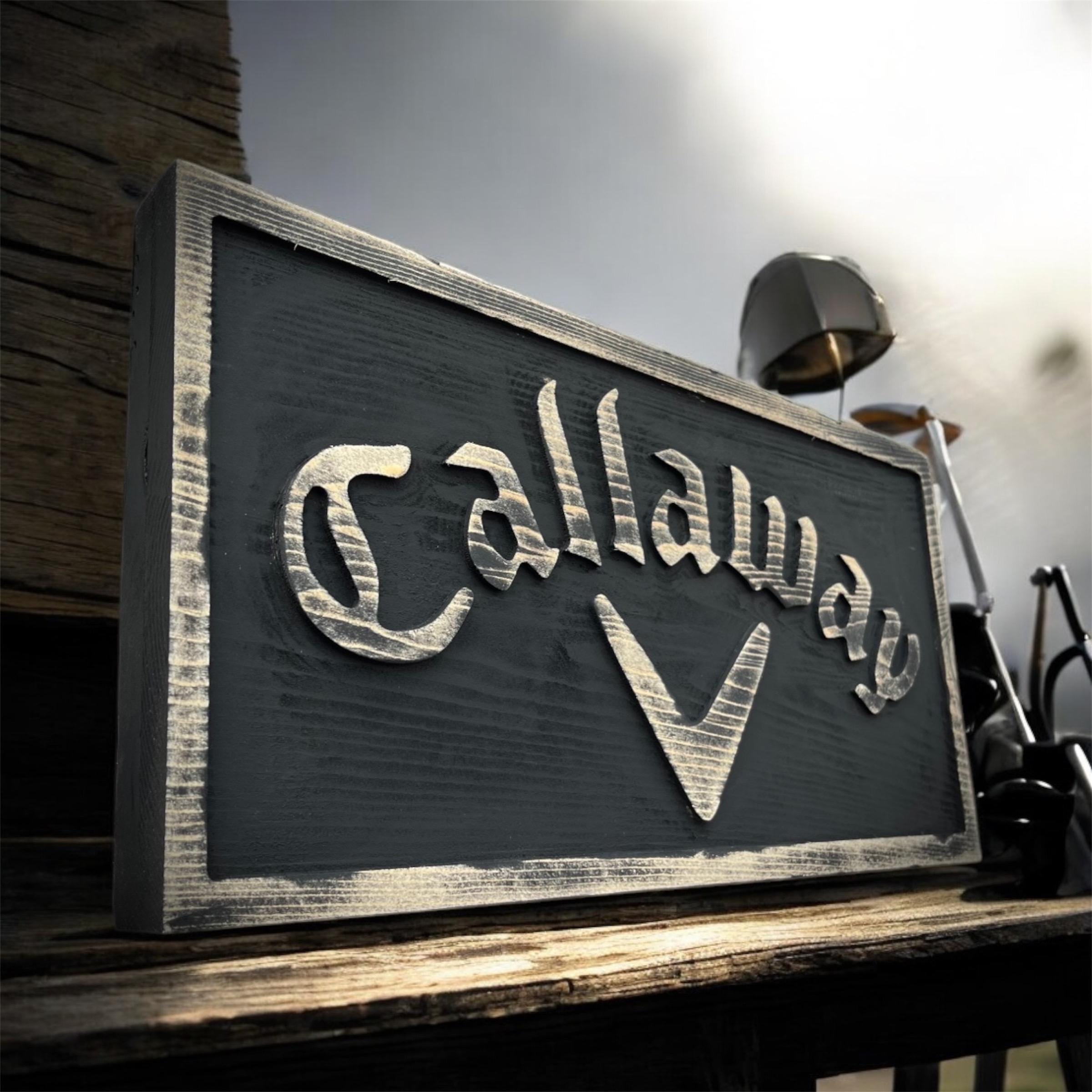Callaway Golf Mancave Sports Sign Wood Carved Sign - Etsy
