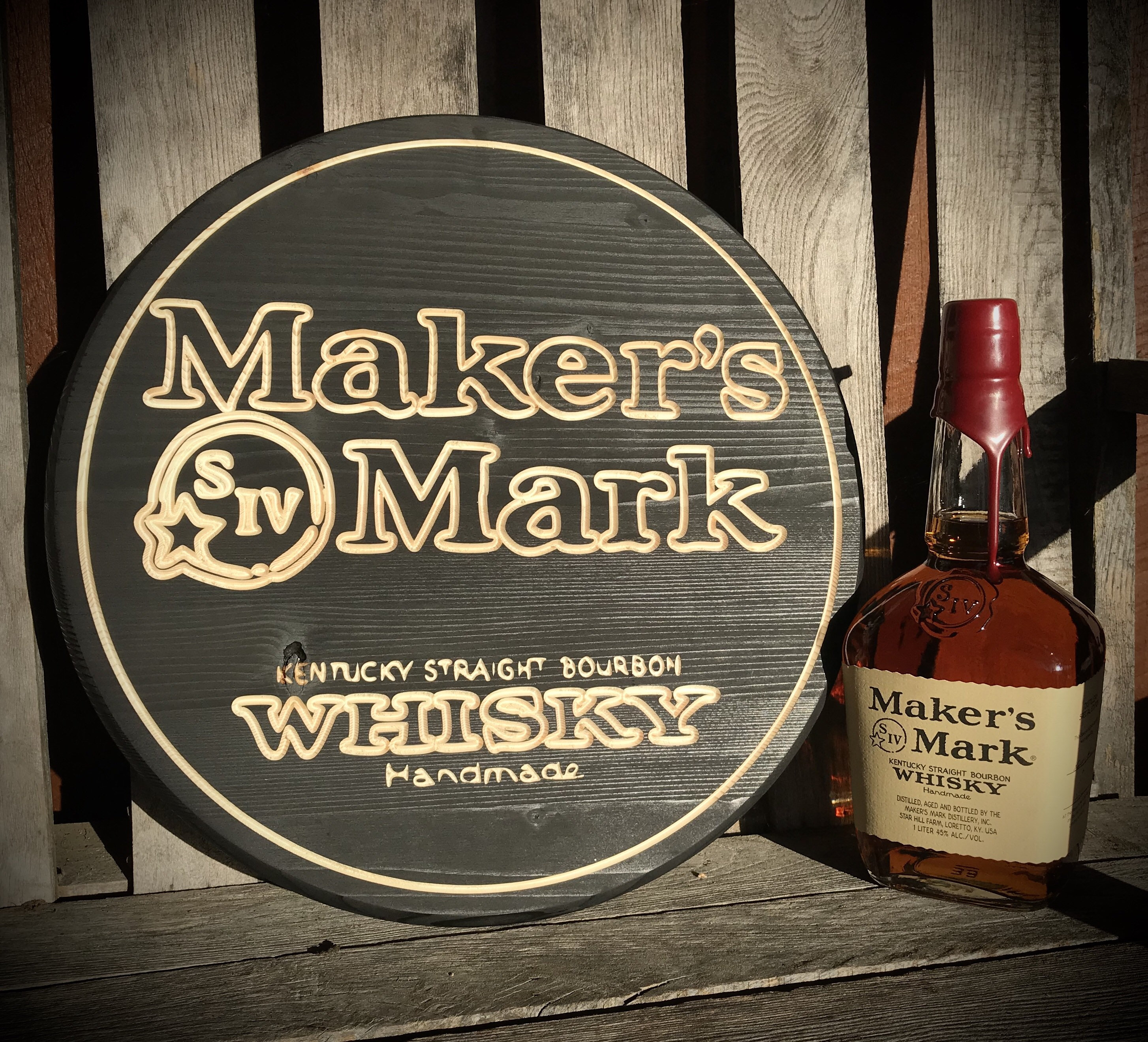 Amazon.co.jp: Maker's Mark メーカーズマークブリキ看板