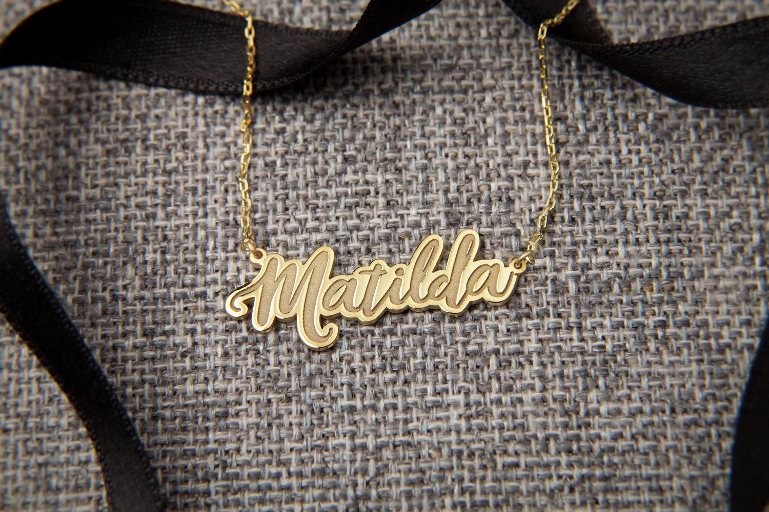 Engraving Name Necklace - Model9 - Cursive Personalized Necklace - Script Name Necklace - Modern Name Necklace - Gift for Her - Wedding Gift