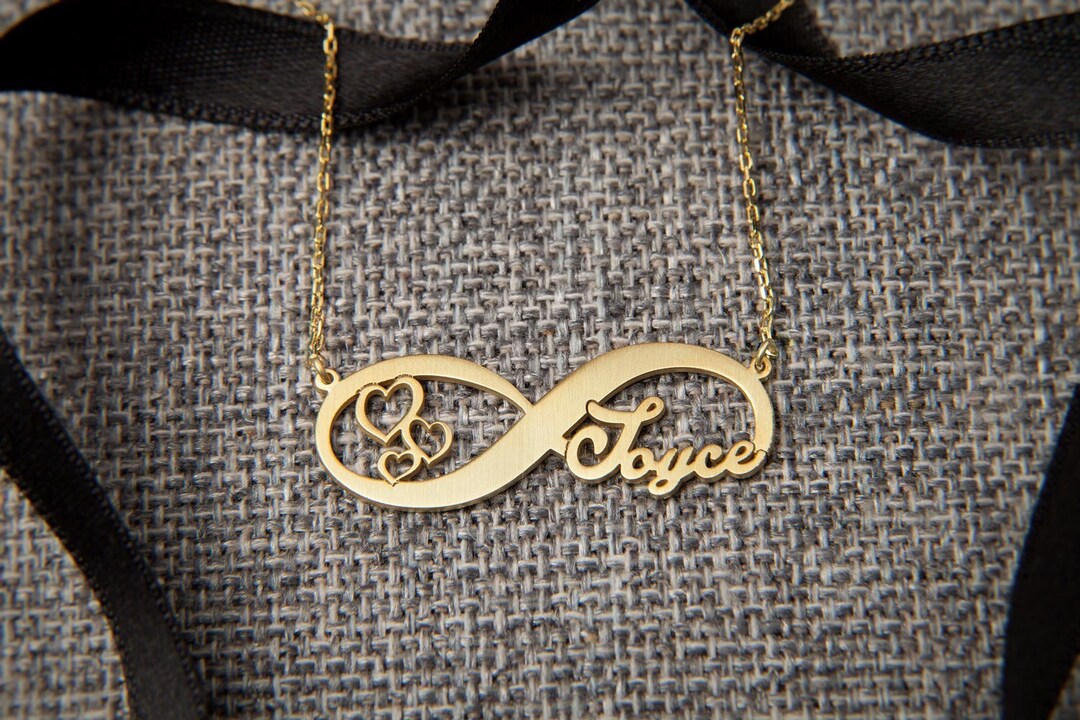 Sterling Silver Infinity Name Necklace: Personalized Eternity