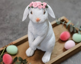 Spring decoration bunny rabbit girl / Easter decoration