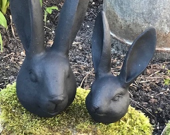 Spring decoration / Easter decoration / rabbit head black / 2 sizes