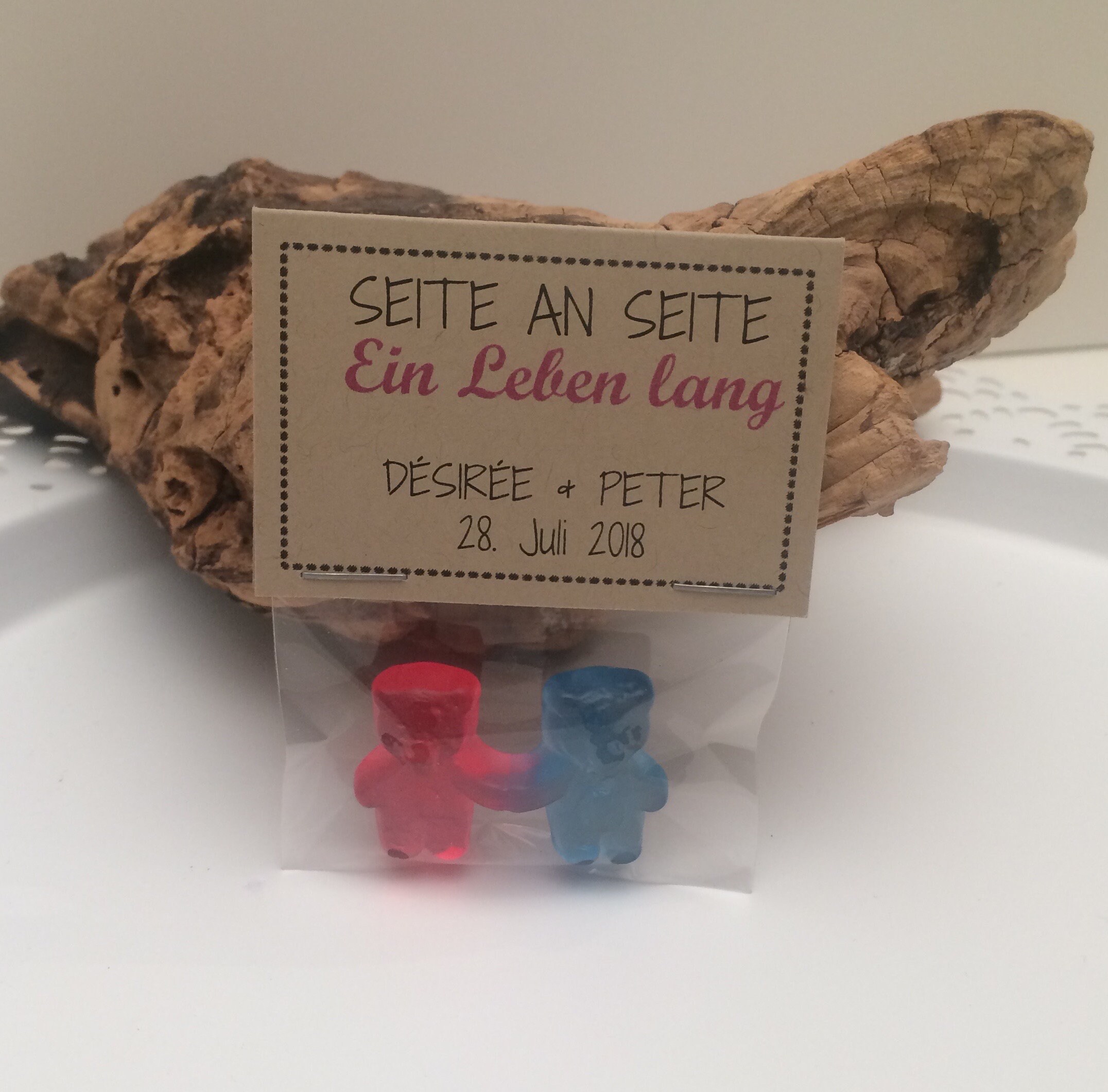 Gastgeschenk Bärchen Pärchen Hochzeit verschiedene Sprüche Etsy