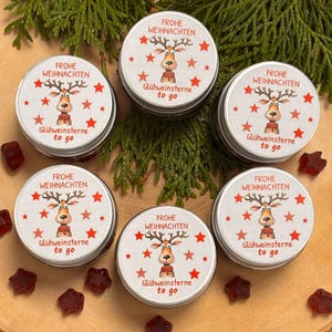Gastgeschenke Weihnachten „Glühwein to go“ -Give away Weihnachten - süß Döschen, Weihnachtsgeschenk für Mitarbeiter, Kollegen, Kunden