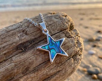 Paua shell Star pendant