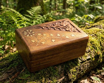 Joyero de madera hecho a mano