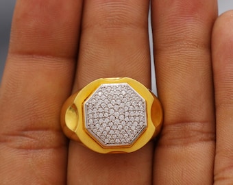 22k Gold Ring, Handmade Jewelry, Indian, Gift, Real Gold, Women