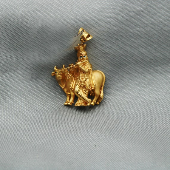 Gold cow pendant clearance