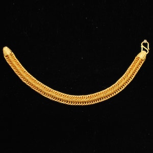 22k gold bracelet men jewelry, 10mm 8 inches and all