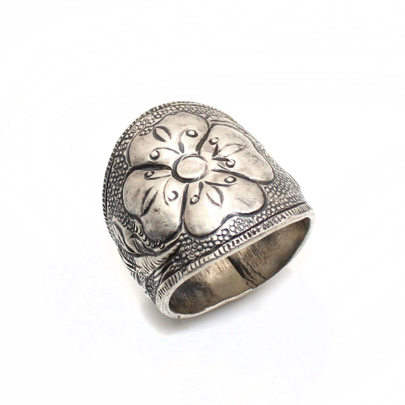 Gypsy Nomad Jewellery 925 Sterling Silver Tribal Jewelry 9.75 Us Size Ring MI-1253