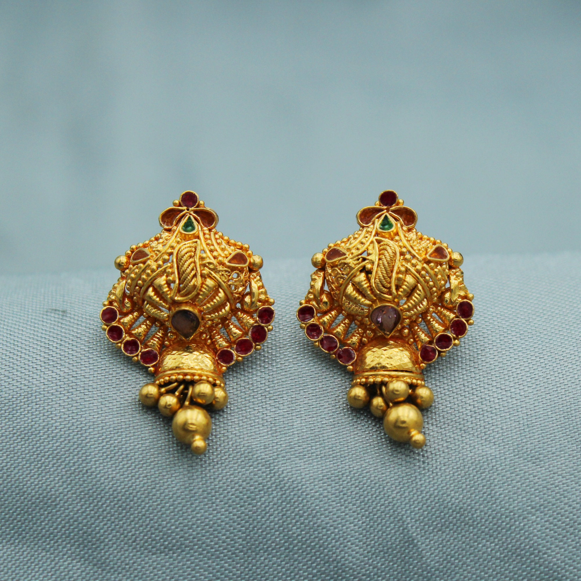 Women's Earrings - Designer Gold Studs