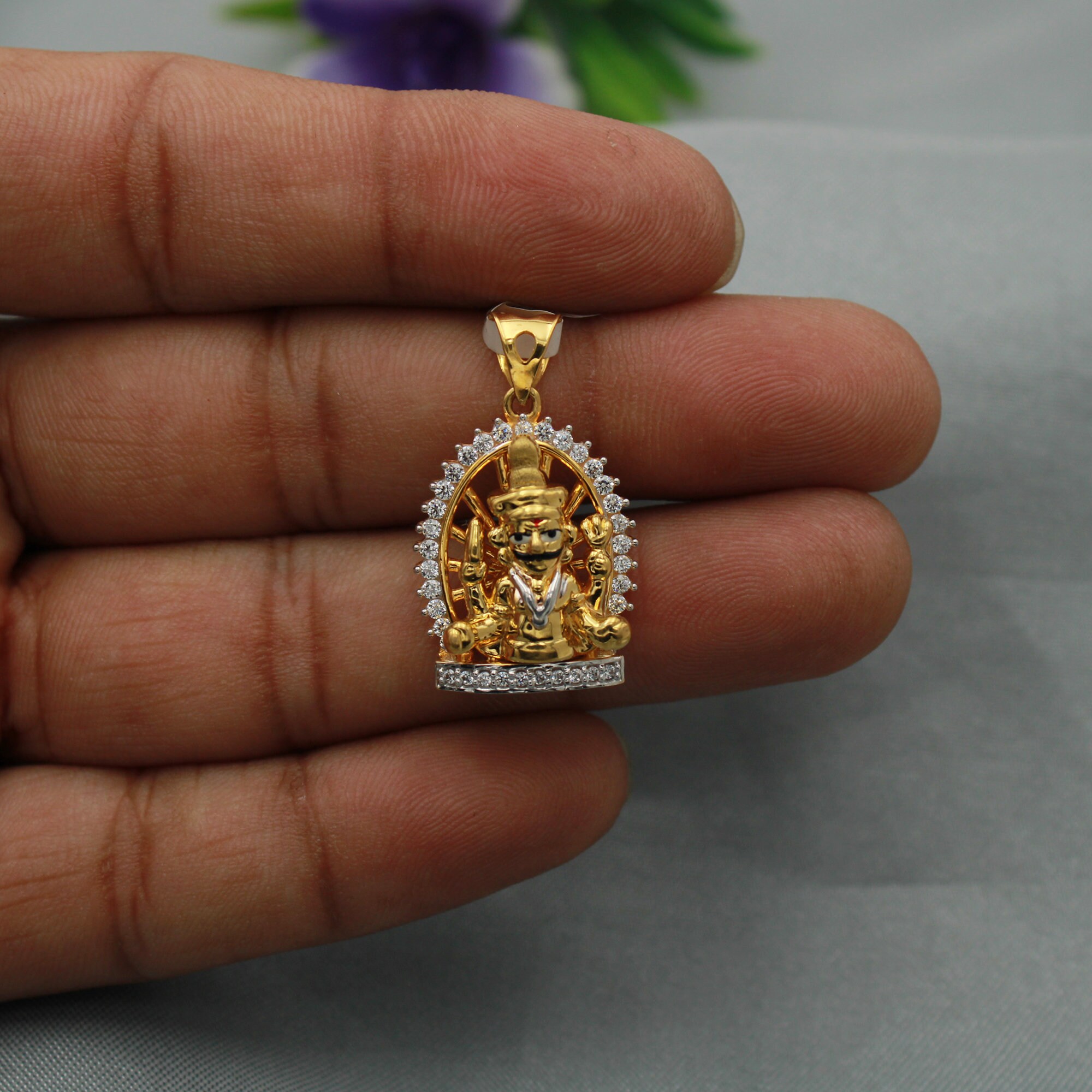 22K Gold ‘Shiva Lingam’ Pendant | lupon.gov.ph
