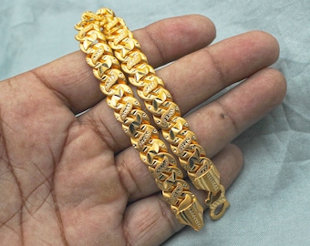 22k 金 ブレスレット✨️3ｇ 22Kゴールドブレスレットメンズボーイ、イエローゴールド