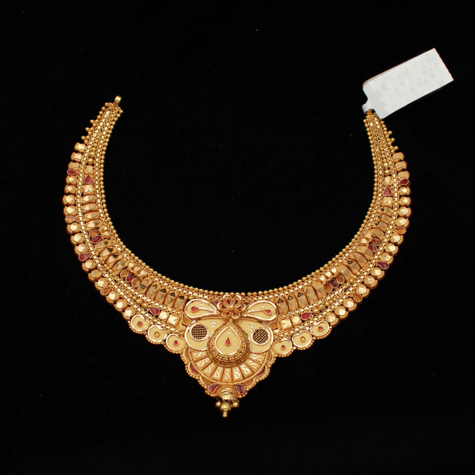 Yellow Stylish And Dual Pattern Gold Necklace at Best Price in Nashik |  Takle Gems & Jewellery
