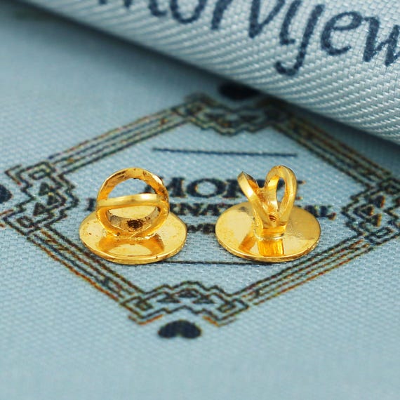 22k Gold Earring Screw Back, Secure Fastening for Earrings, for