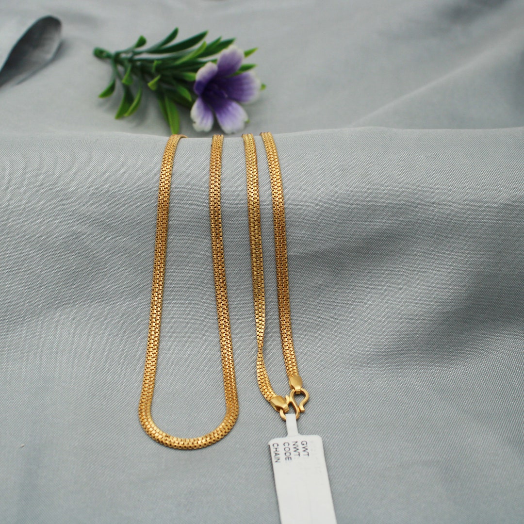 Supreme gold bar online chain