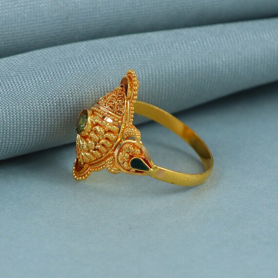 Traditional gold ring design discount