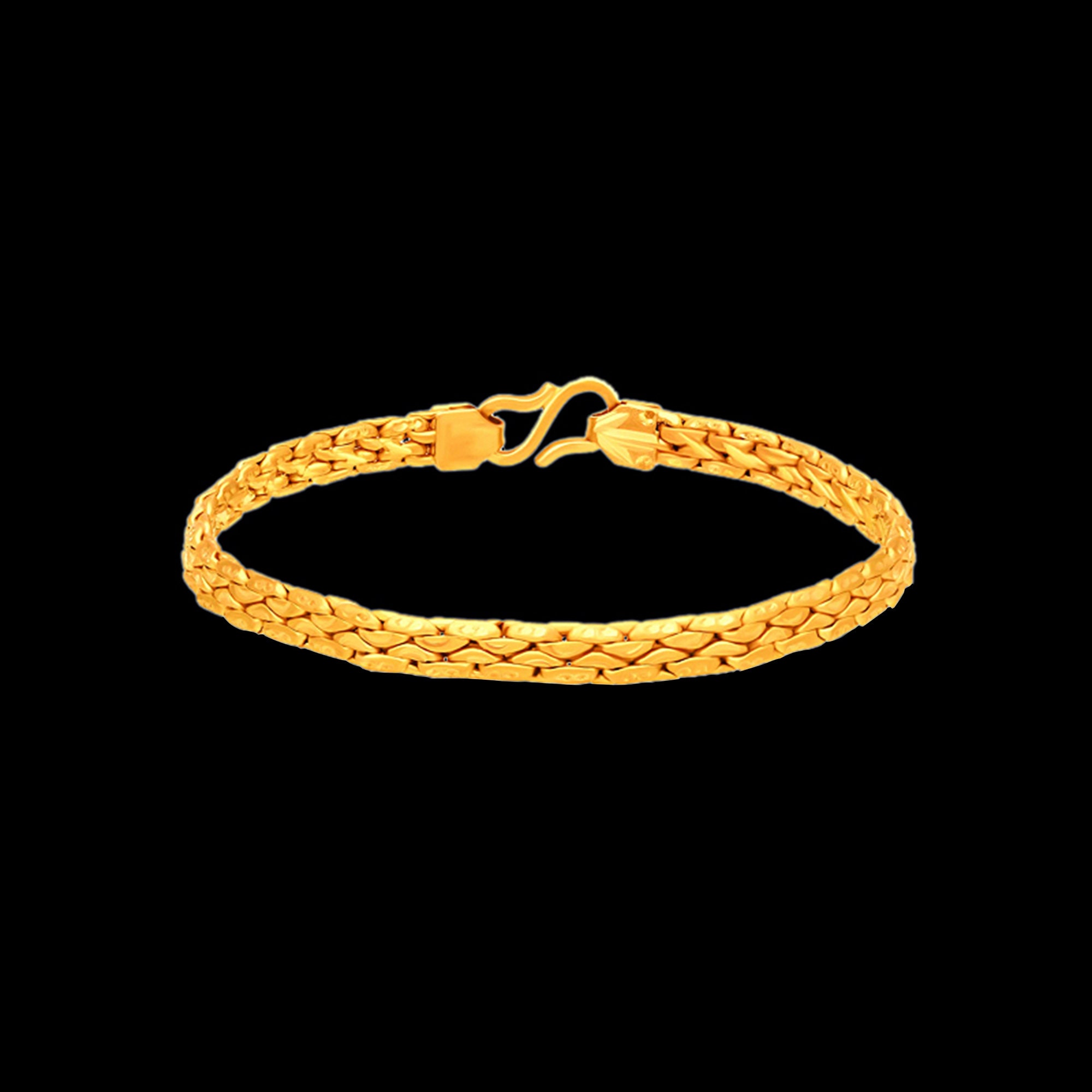 Glitz 22kt Gold Ball Bracelet | Raj Jewels