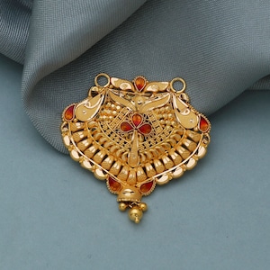 22k 18k Yellow Gold Pendant Jewelry,  K3847