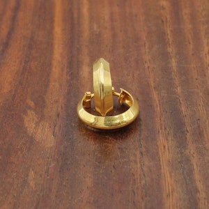 20k Yellow Gold Hoop Bali Earrings , Handmade Yellow gold earrings for women, dainty tiny earrings