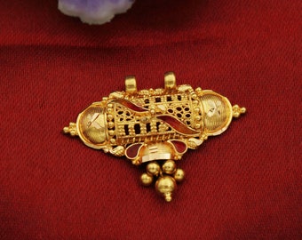 22k Gold Mangalsutra - Etsy Australia