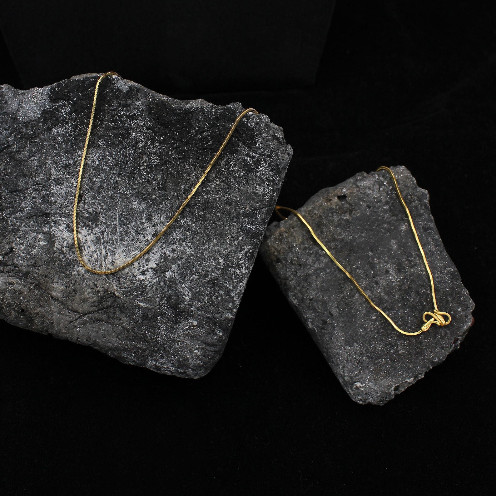 22k Solid Gold Chain Necklace for Men Women Anniversary | Etsy