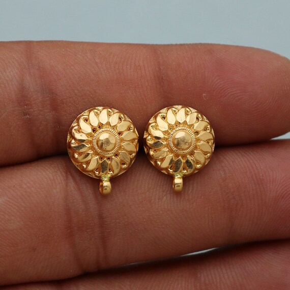 gold earrings tops for women