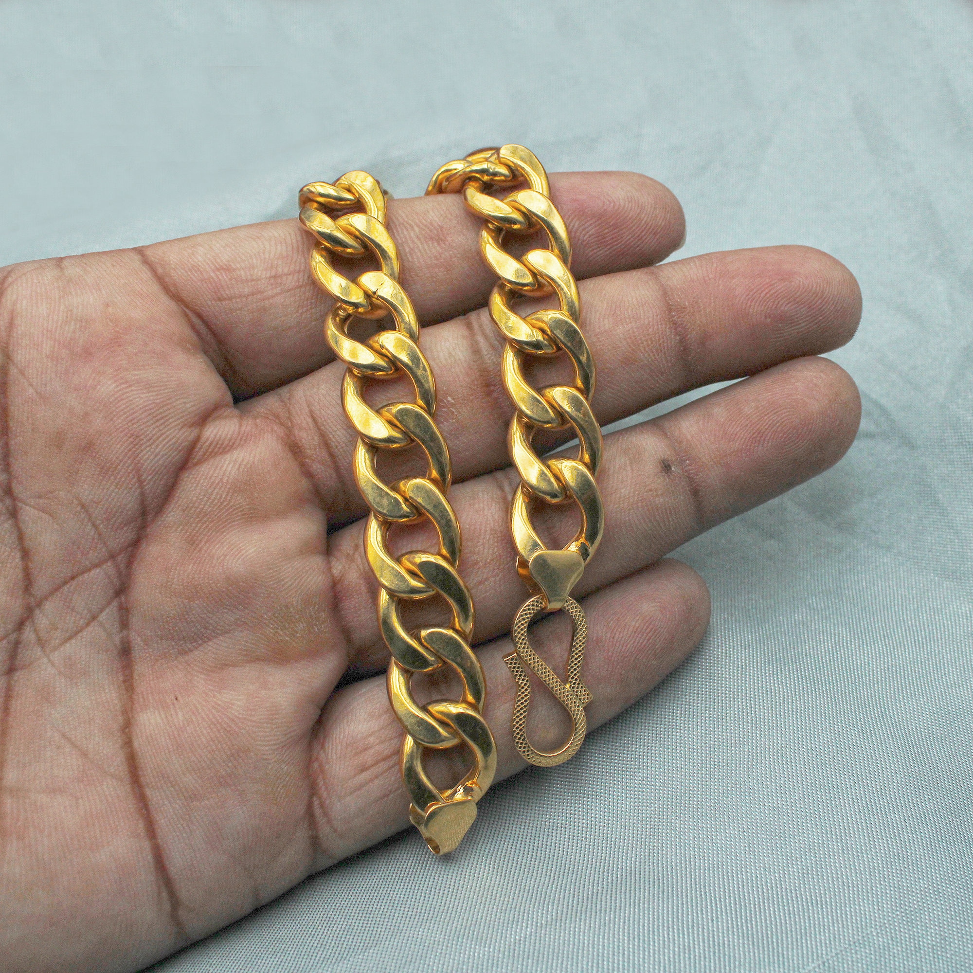 Buy Best Quality Real Gold Look 2 Gram Gold Bracelet Design for Man