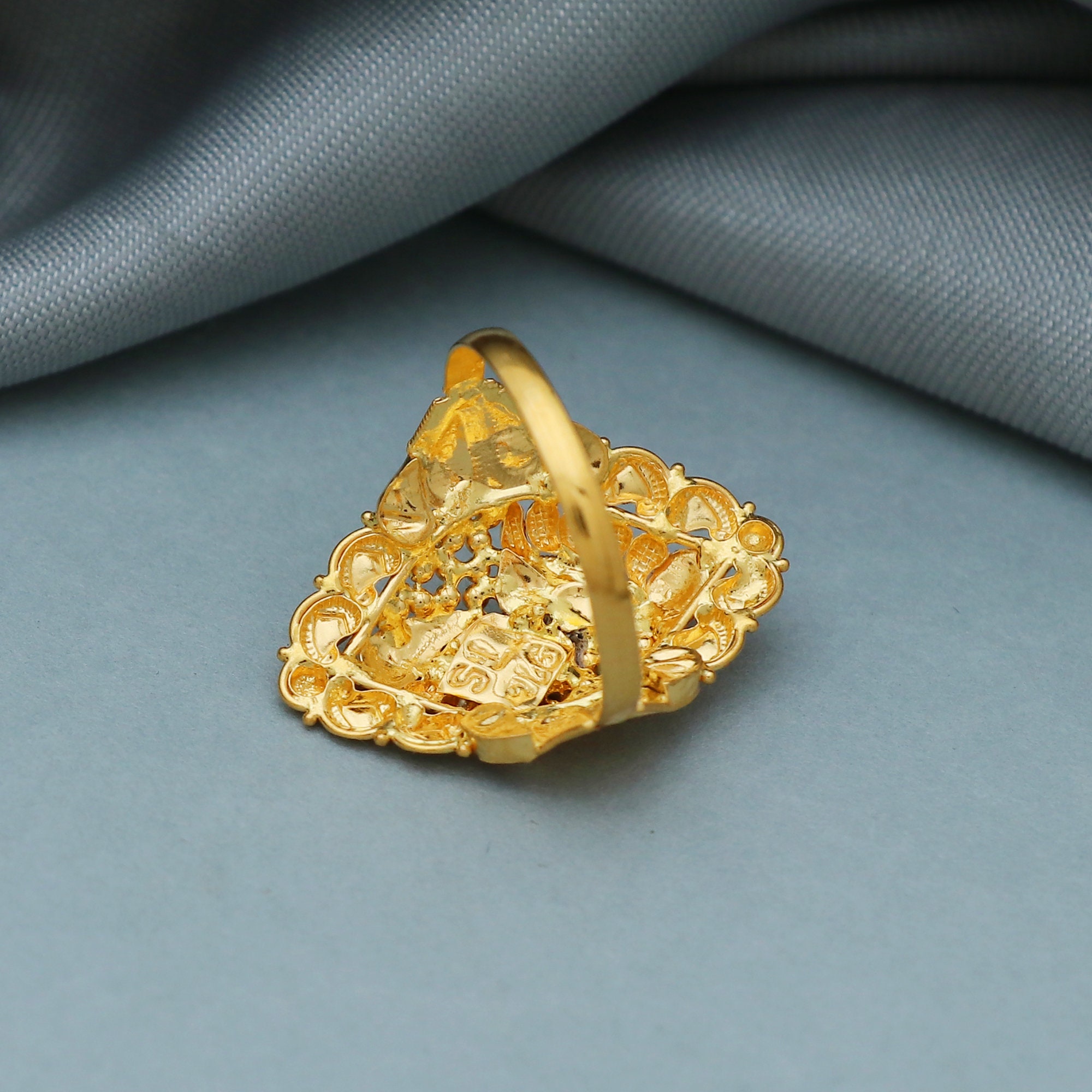 22kt 22k Yellow Gold Women Ring, K3808 - Etsy 22kt 22k Yellow Gold Women Ring, K3808 - Etsy