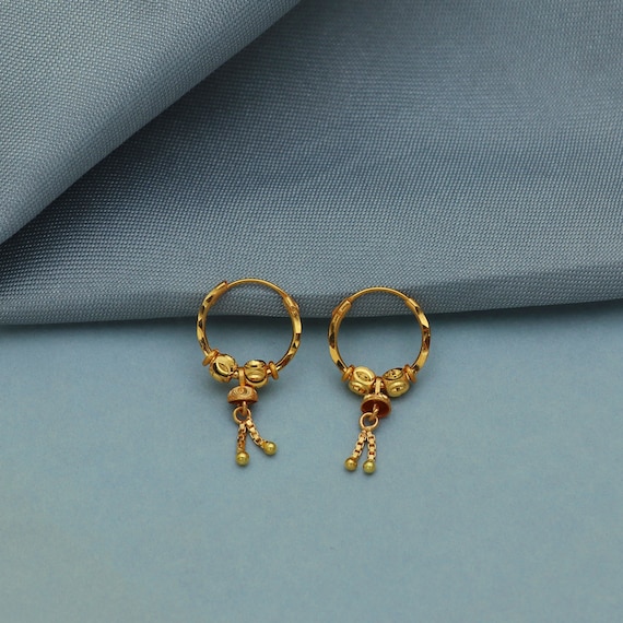4 mm Gold Tube Hoops – Ring Concierge