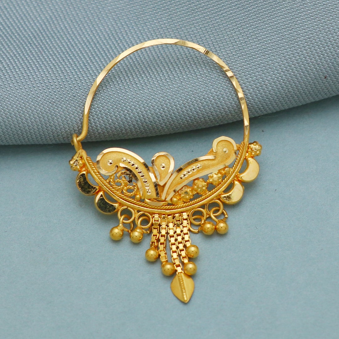 Pure gold nath design discount